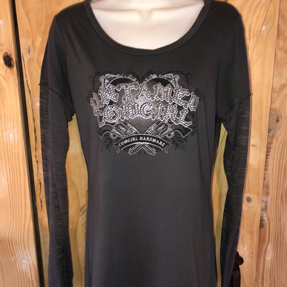 Cowgirl Hardware long sleeve top
